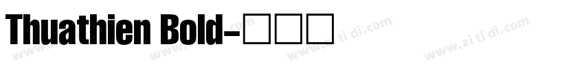Thuathien Bold字体转换